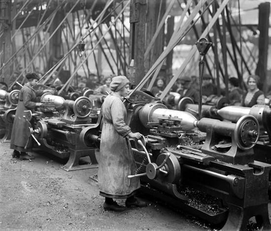 Munitions workers