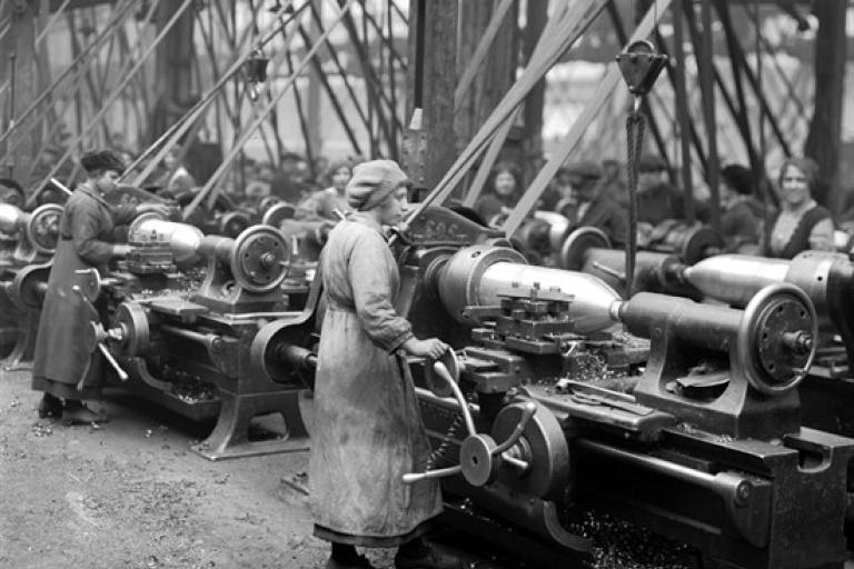 Munitions workers
